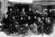 Группа бойцов истребительного батальона Тульского оружейного завода 